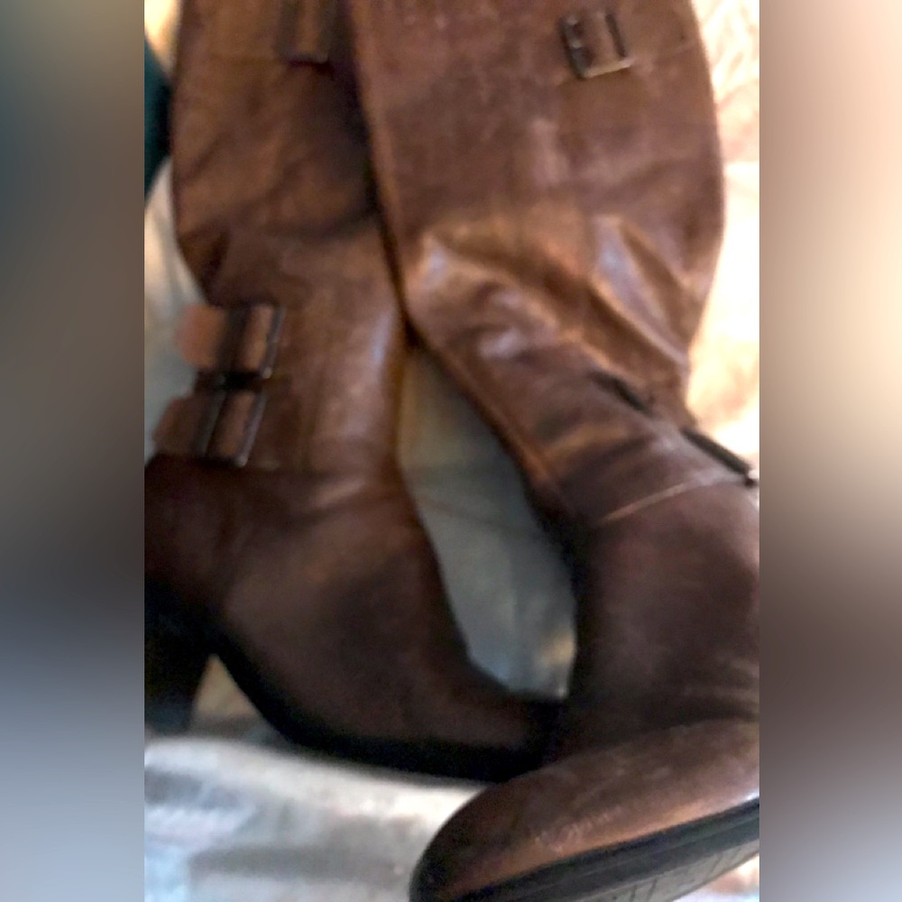 Calf length boots 3.5 inch heels - Picture 1 of 3